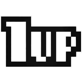 1 Up Gaming Jdm Japanese 2 Vinyl Decal Sticker