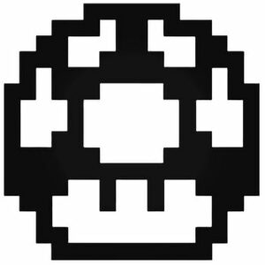1 Up Gaming Mushroom Jdm Japanese Vinyl Decal Sticker