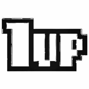 1 Up One Up 1up Gaming Super Mario Brothers Vinyl Decal Sticker