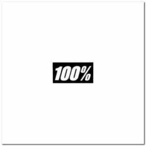 100 Percent Square Vinyl Decal Sticker