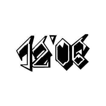 12_06 Band Logo Vinyl Decal Sticker