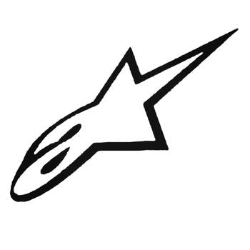 Alpinestars V1 Motorcycle Set Vinyl Decal Sticker
