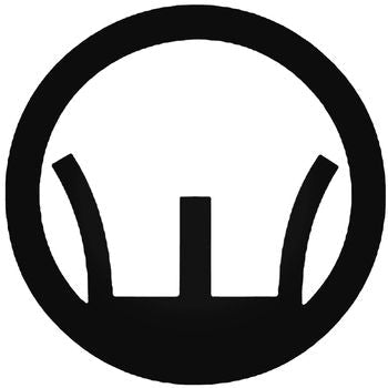 Ar-15 Iron Sights Vinyl Decal Sticker