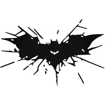 Batman Glass Breaking Vinyl Decal Sticker