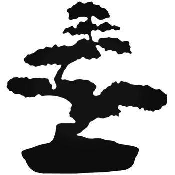 Bonsai Tree Vinyl Decal Sticker