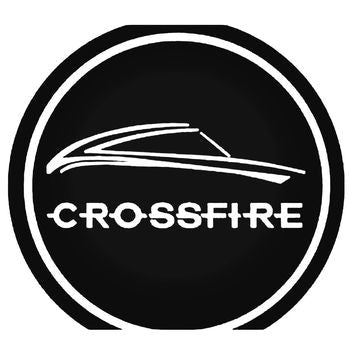 Chrysler Crossfire Logo Vinyl Decal Sticker