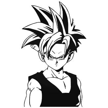 Dbz Dragon Ball Z Super Saiyan Gohan Vinyl Decal Sticker