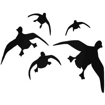 Flying Ducks Hunting (Style 2) Vinyl Decal Sticker