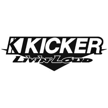 Kicker Livin Loud Audio Vinyl Decal Sticker