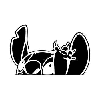 Lilo Waving Stitch Vinyl Decal Sticker