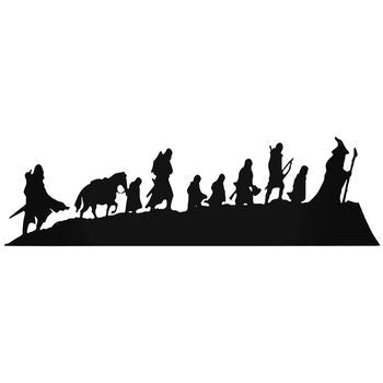 Lord Of The Rings Fellowship Vinyl Decal Sticker