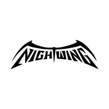 Nightwing Name Logo Vinyl Decal Sticker