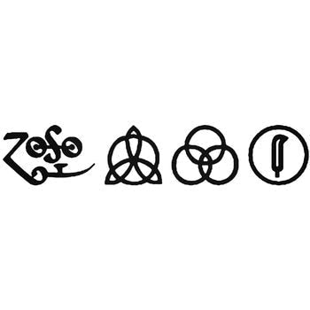 Rock Band s Led Zeppelin Style 2 Vinyl Decal Sticker