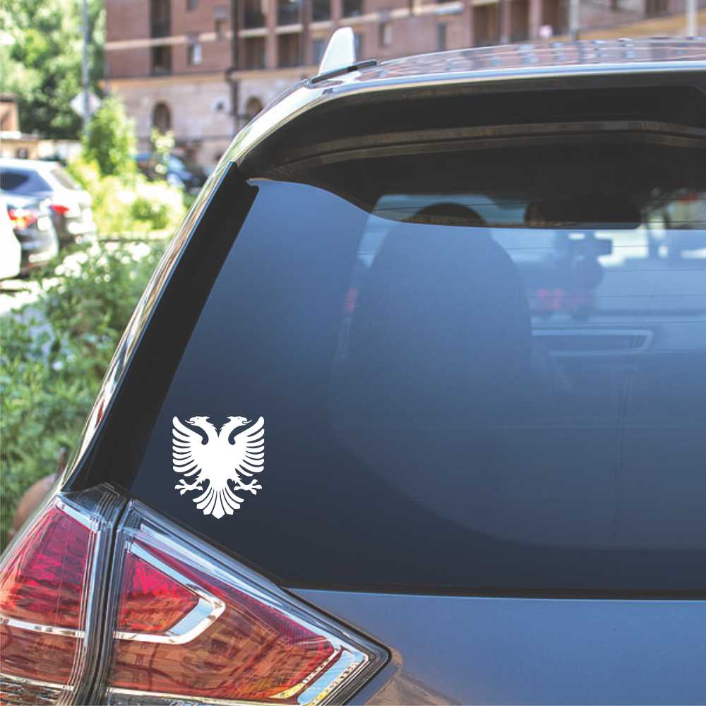 albanian flag eagle vinyl decal sticker