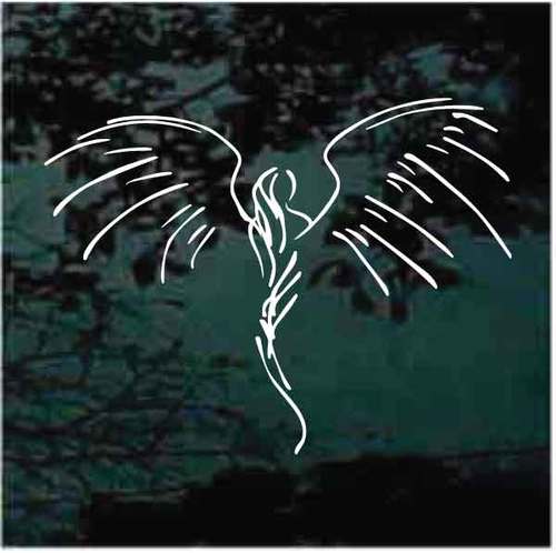 Angel Pinstripe Vinyl Decal Sticker