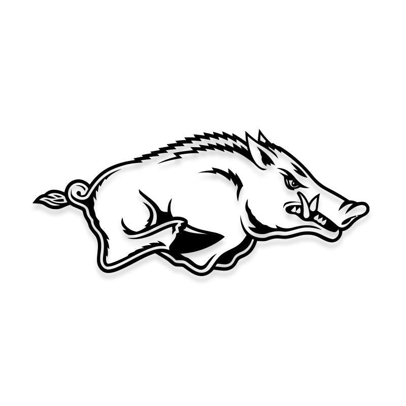 Arkansas Razorbacks Football Vinyl Decal Sticker