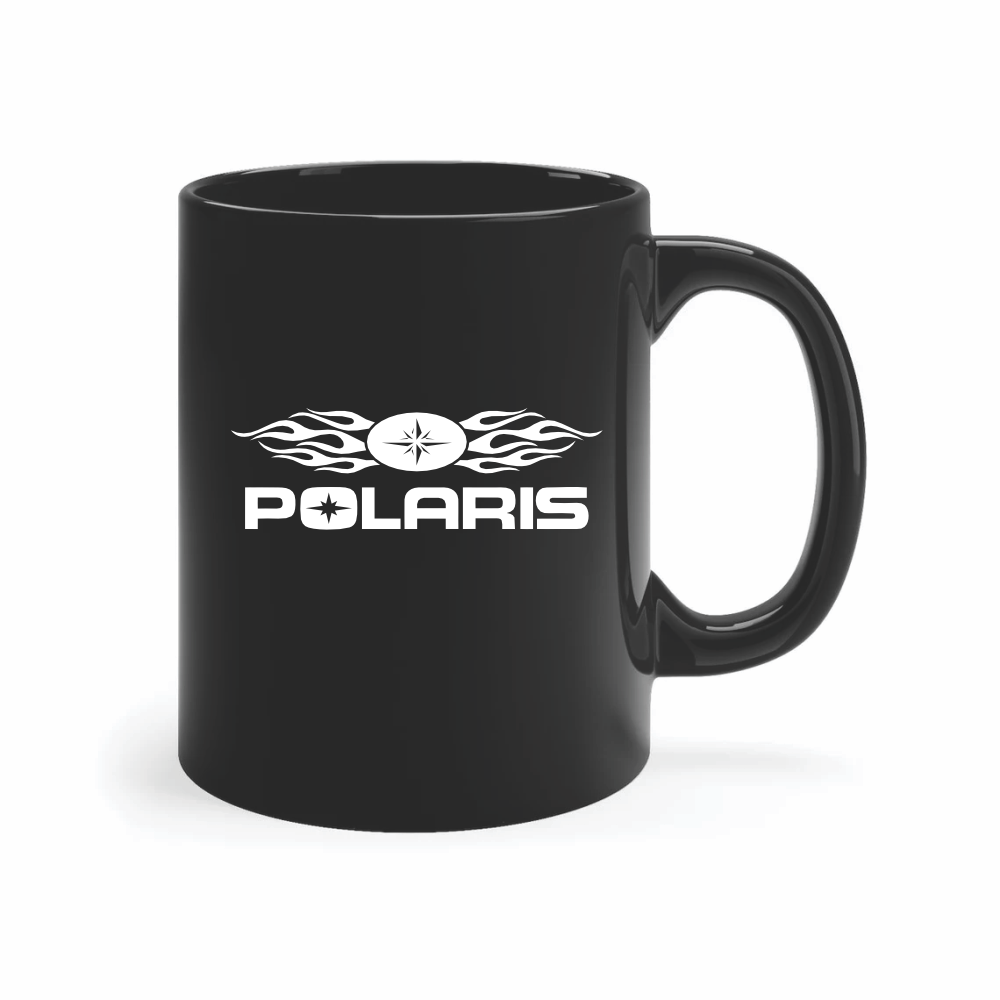 atv polaris with flames vinyl decal sticker