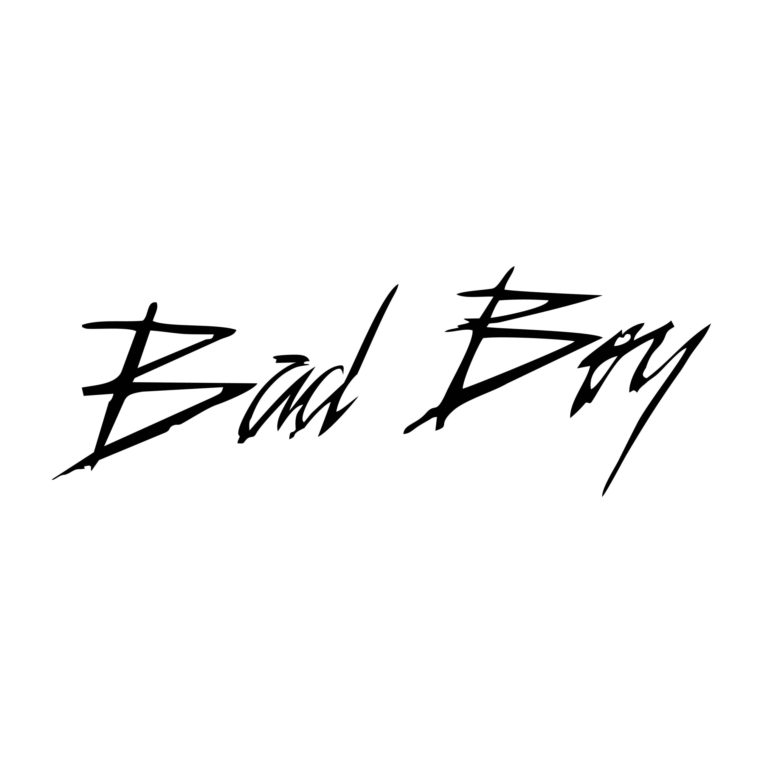 bad boy lettering vinyl decal sticker