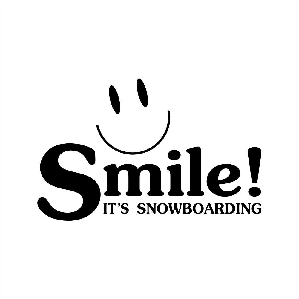 Bataleon Smile It039s Snowboarding Vinyl Decal Sticker - DecalChimp
