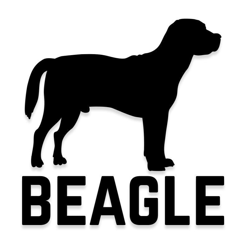 Beagle Car Dog for Windows Vinyl Decal Sticker DecalChimp