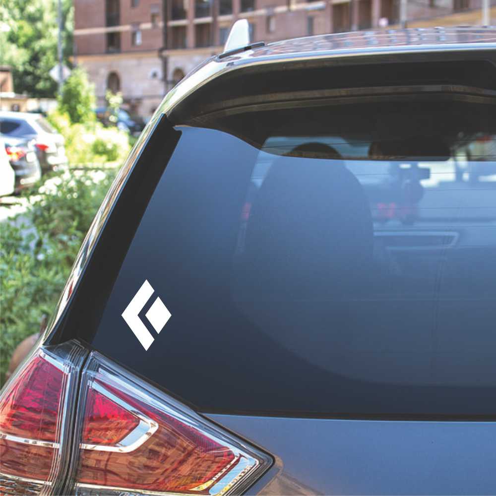 black diamond skis logo 2 vinyl decal sticker