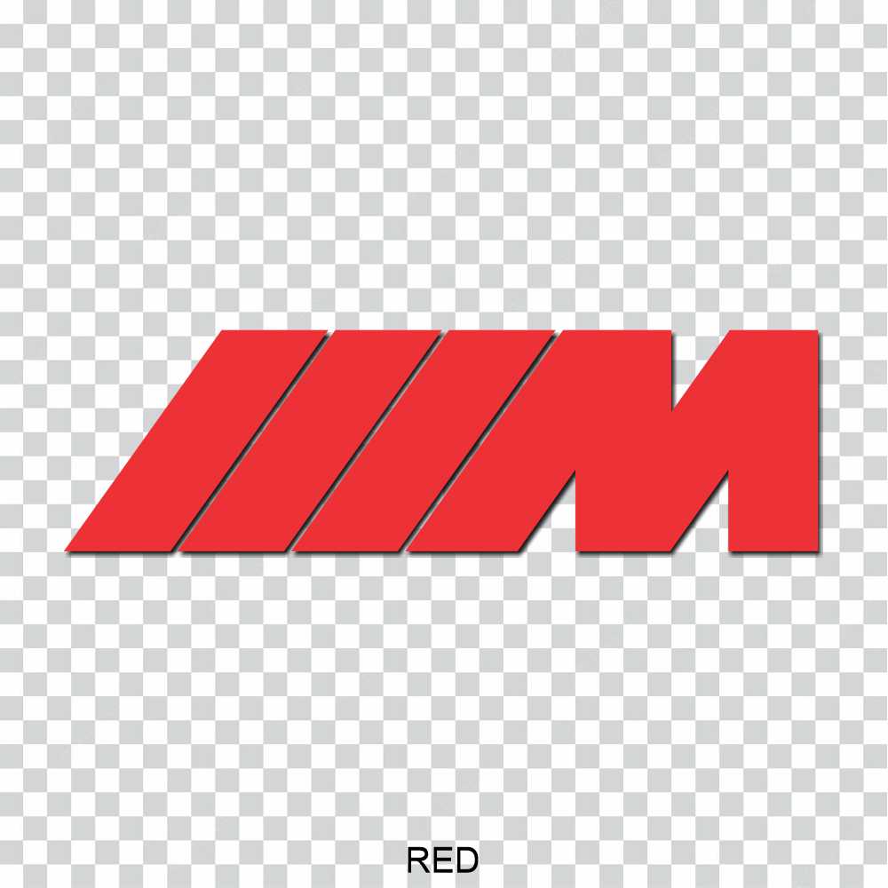 Bmw M Logo Decal Sticker - DecalChimp, image size:1000x1000