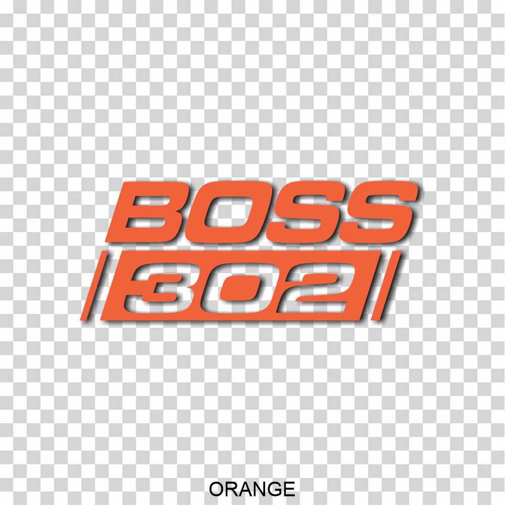 boss 302 ford mustang bumper mach toolbox vinyl decal sticker