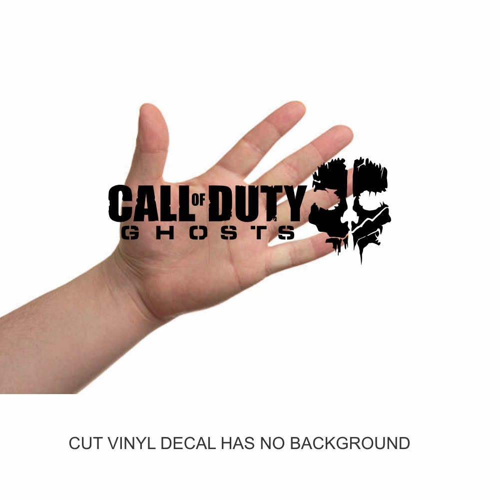 Adesivo Vinile JDM Style Call Of Duty Ghost - ORACAL Made In Germany - Trasferibile Su Auto, Vetro, Moto