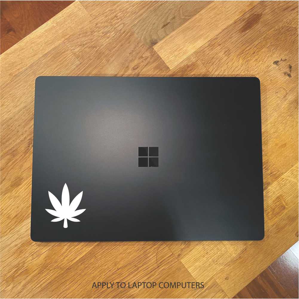 cannabis leaf vinyl decal sticker