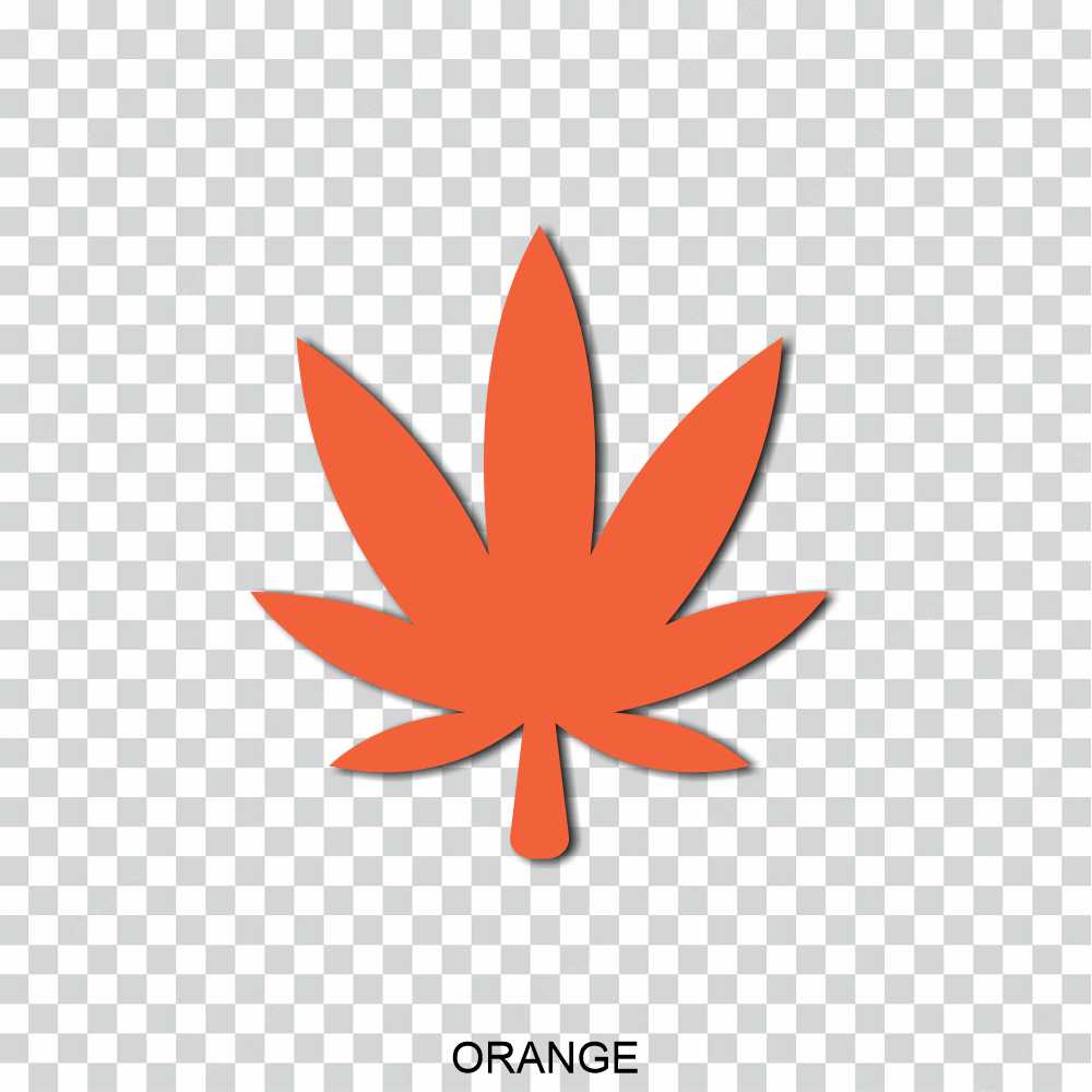 cannabis leaf vinyl decal sticker