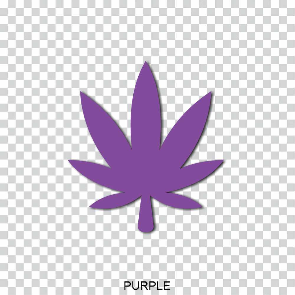 cannabis leaf vinyl decal sticker