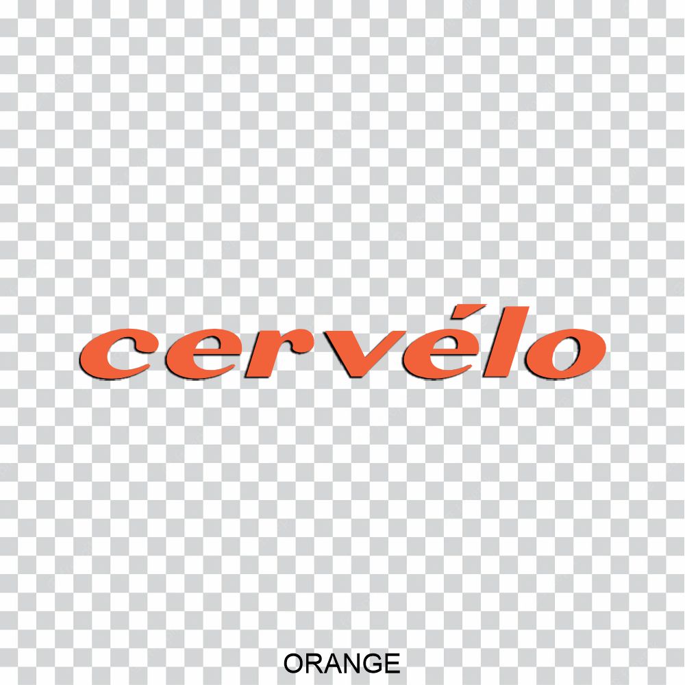 cervelo text inner cycling vinyl decal sticker