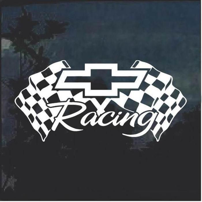 Chevy Racing 3 Window Decal Sticker