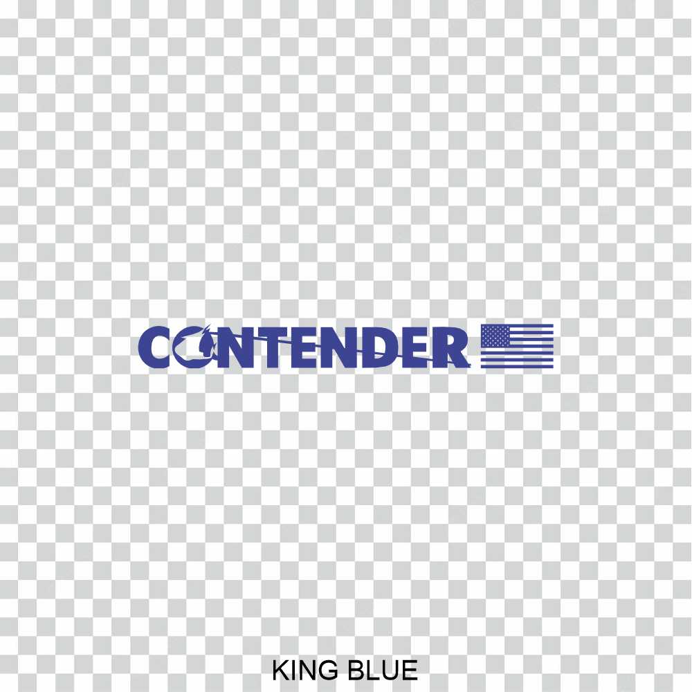 contender w flag boat kit vinyl decal sticker