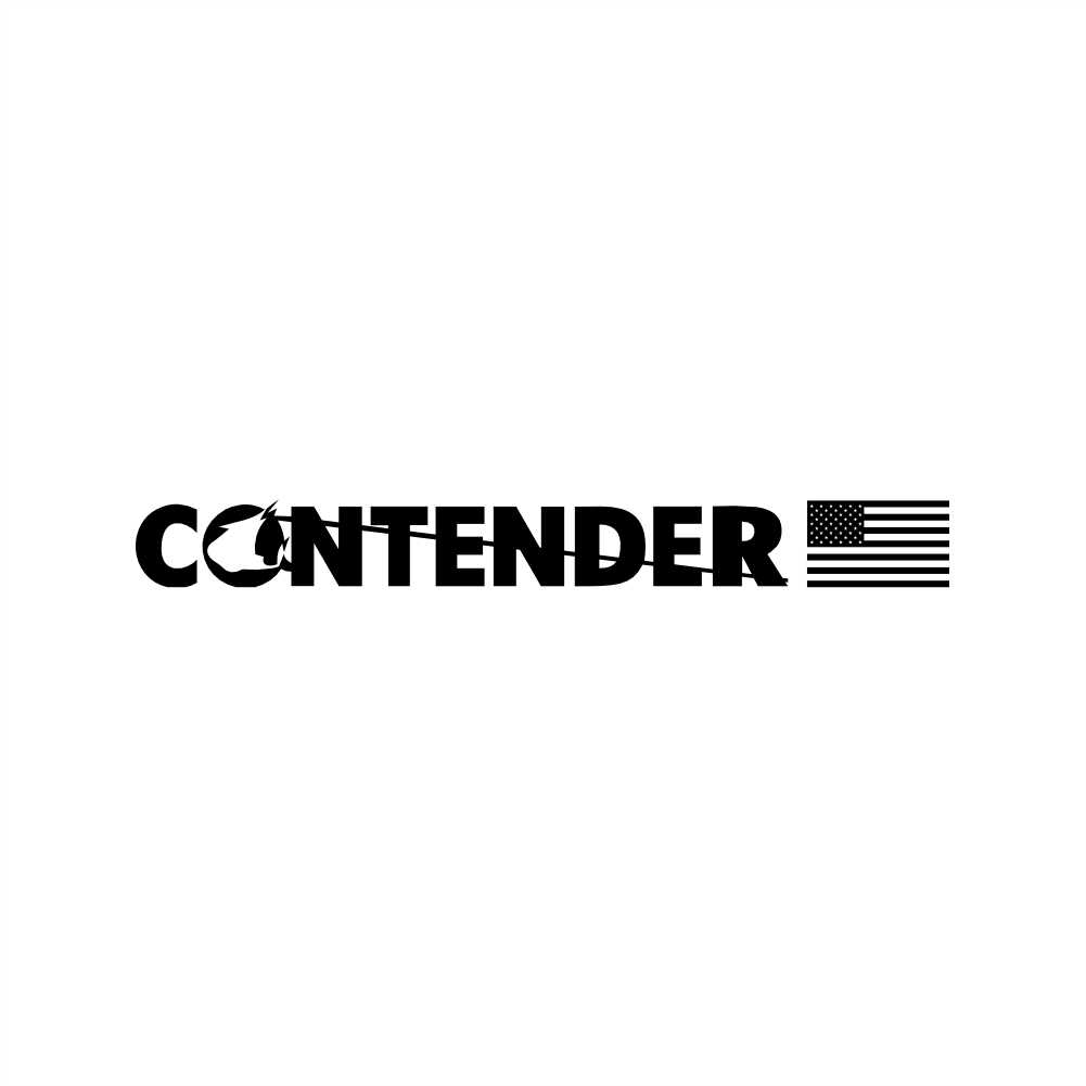 contender w flag boat kit vinyl decal sticker