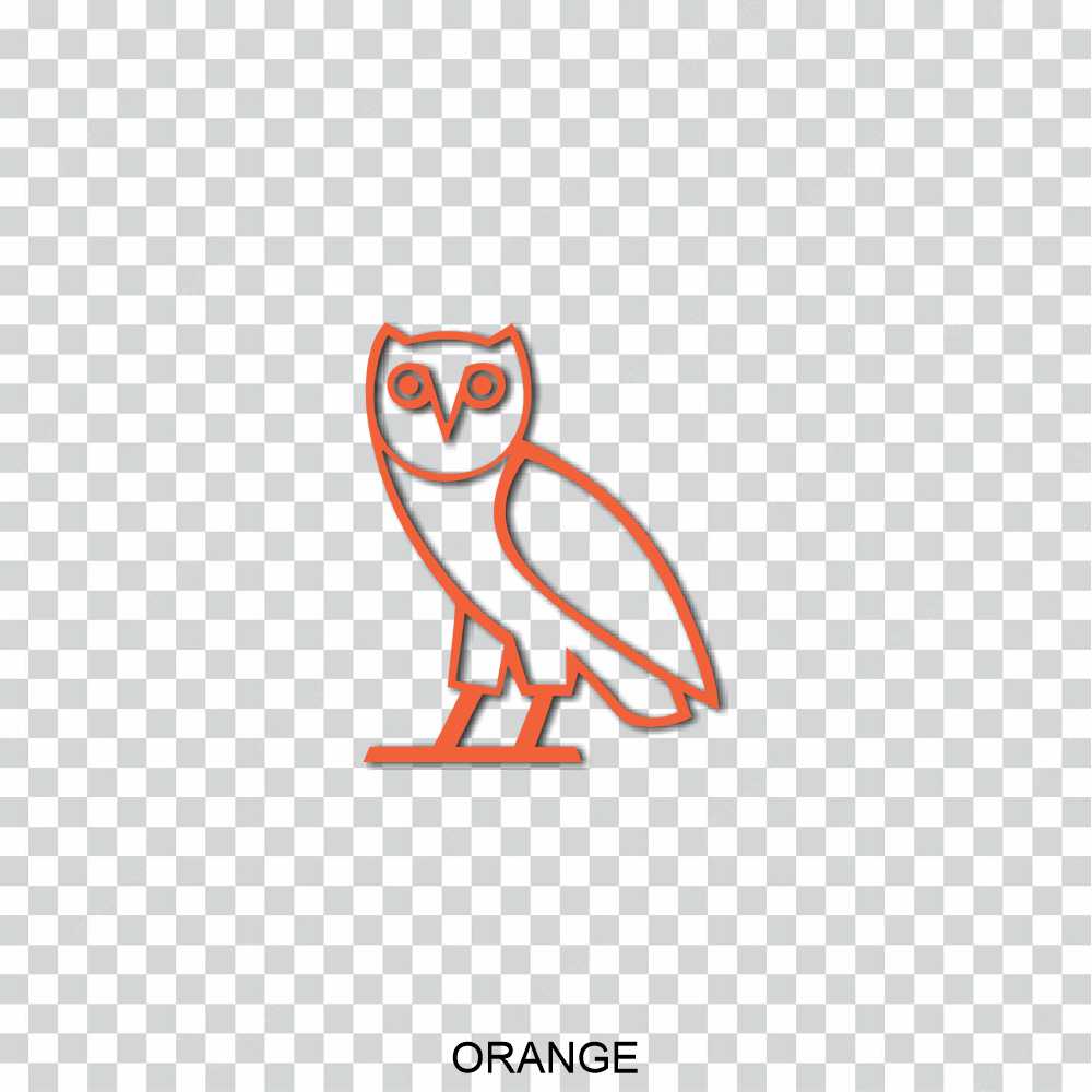Custom OVO Owl Vinyl Decal Sticker - DecalChimp, image size:1000x1000