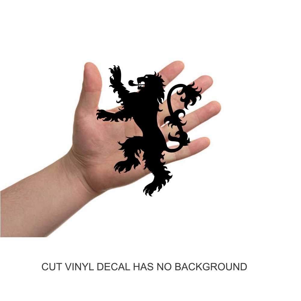 game of thrones house lannister vinyl decal sticker