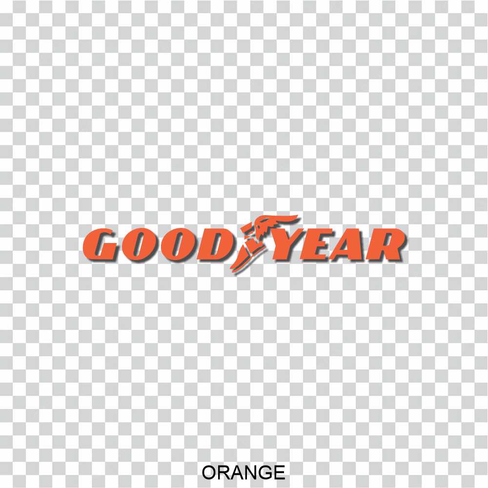 goodyear logo decal sticker