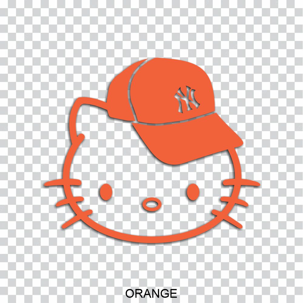 hello kitty new york yankees window decal sticker