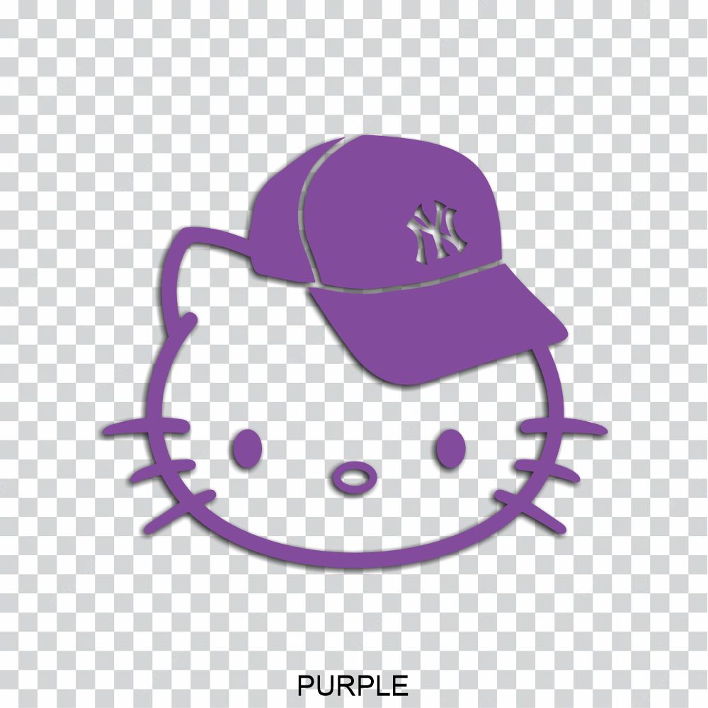 hello kitty new york yankees window decal sticker