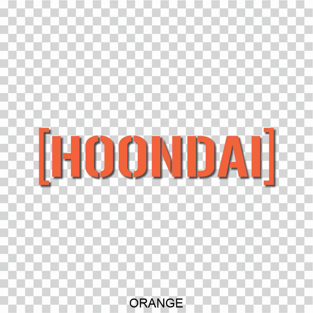 hoondai hoonigan jdm car window decal stickers