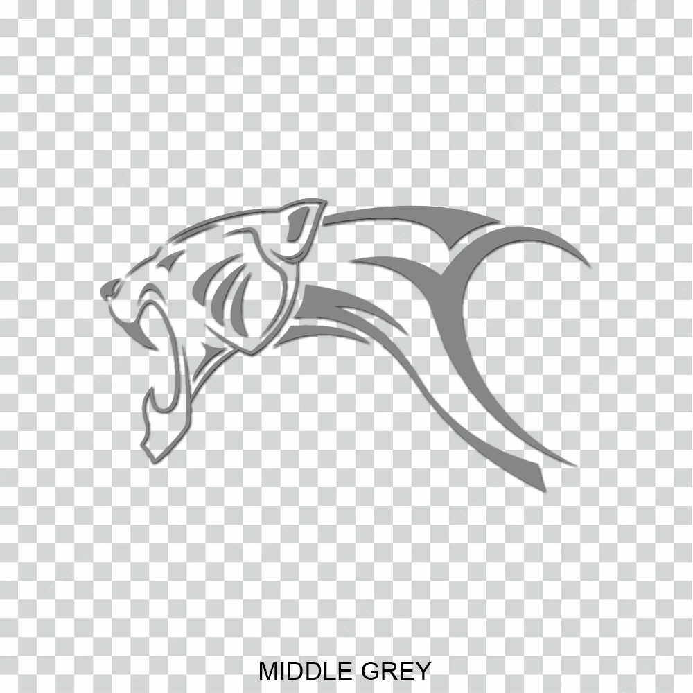 jaguar head vinyl decal sticker