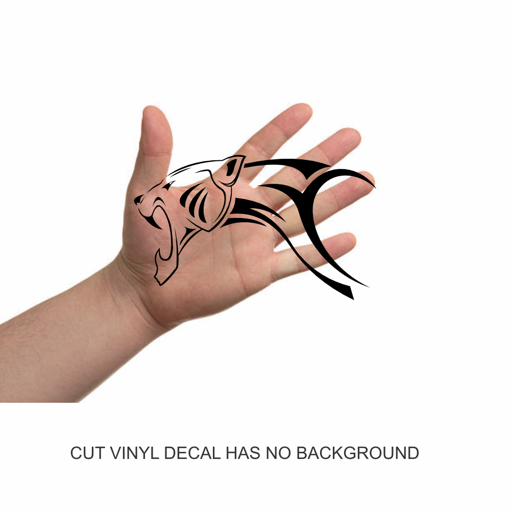 jaguar head vinyl decal sticker