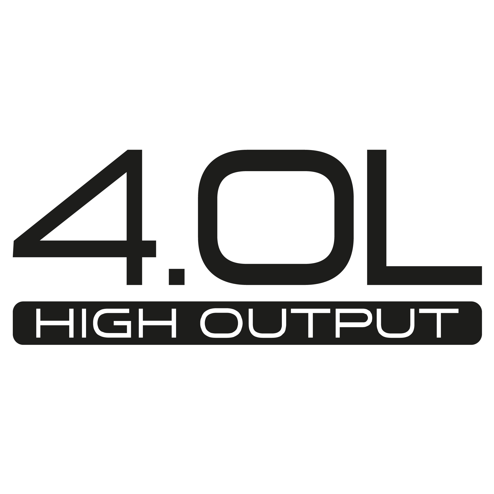 jeep 4.0 high output fender decal sticker