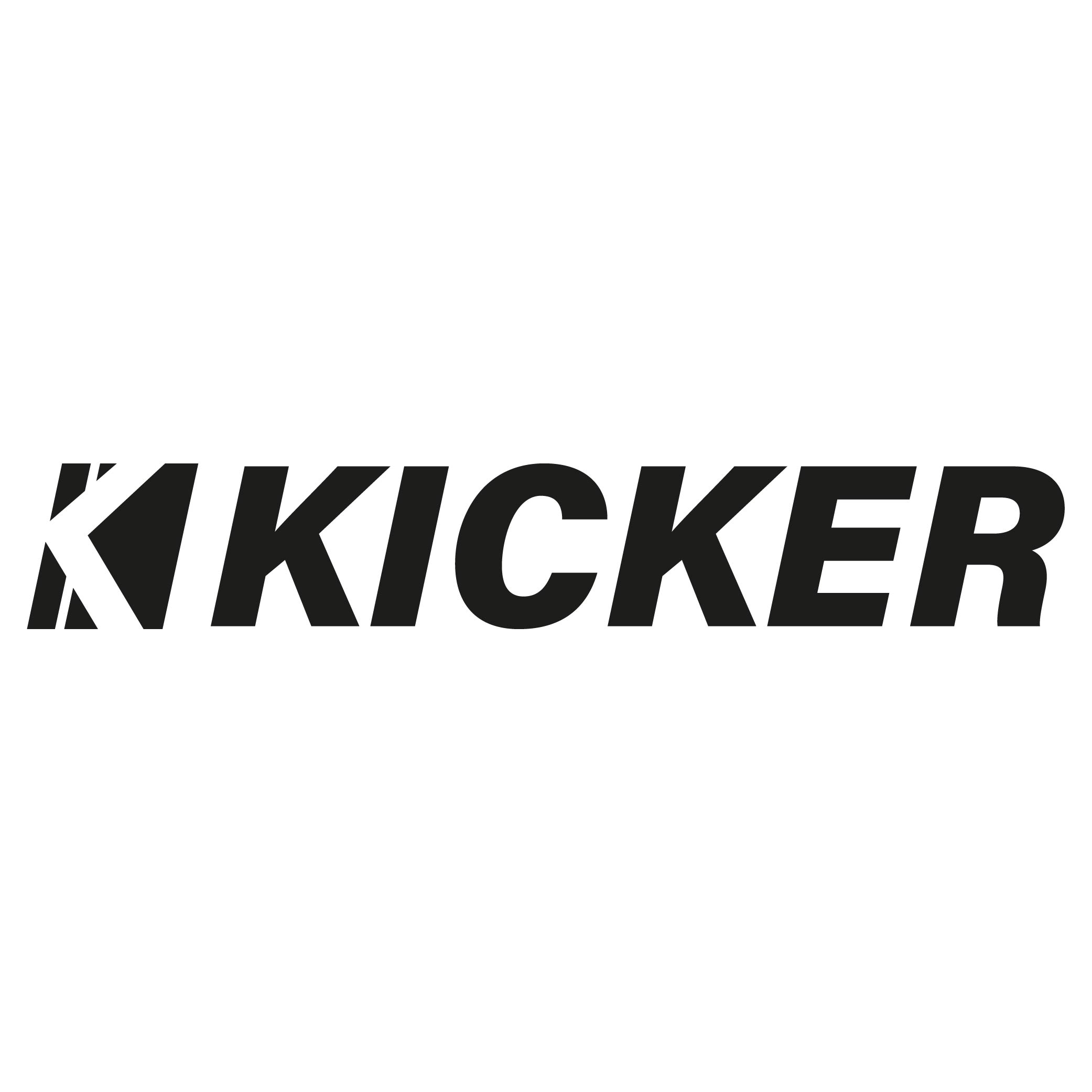kicker audio set vinyl decal sticker