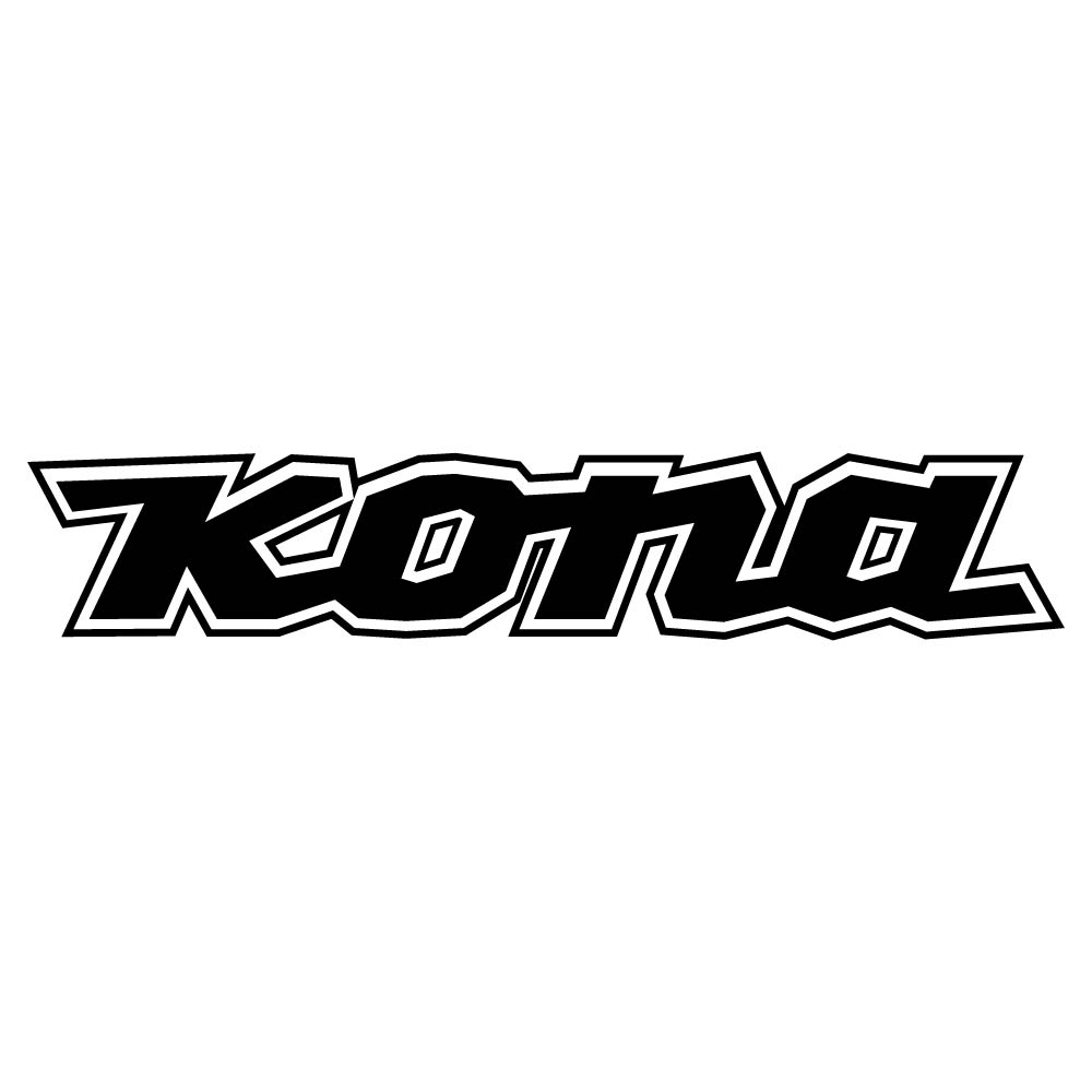 kona text cycling vinyl decal sticker