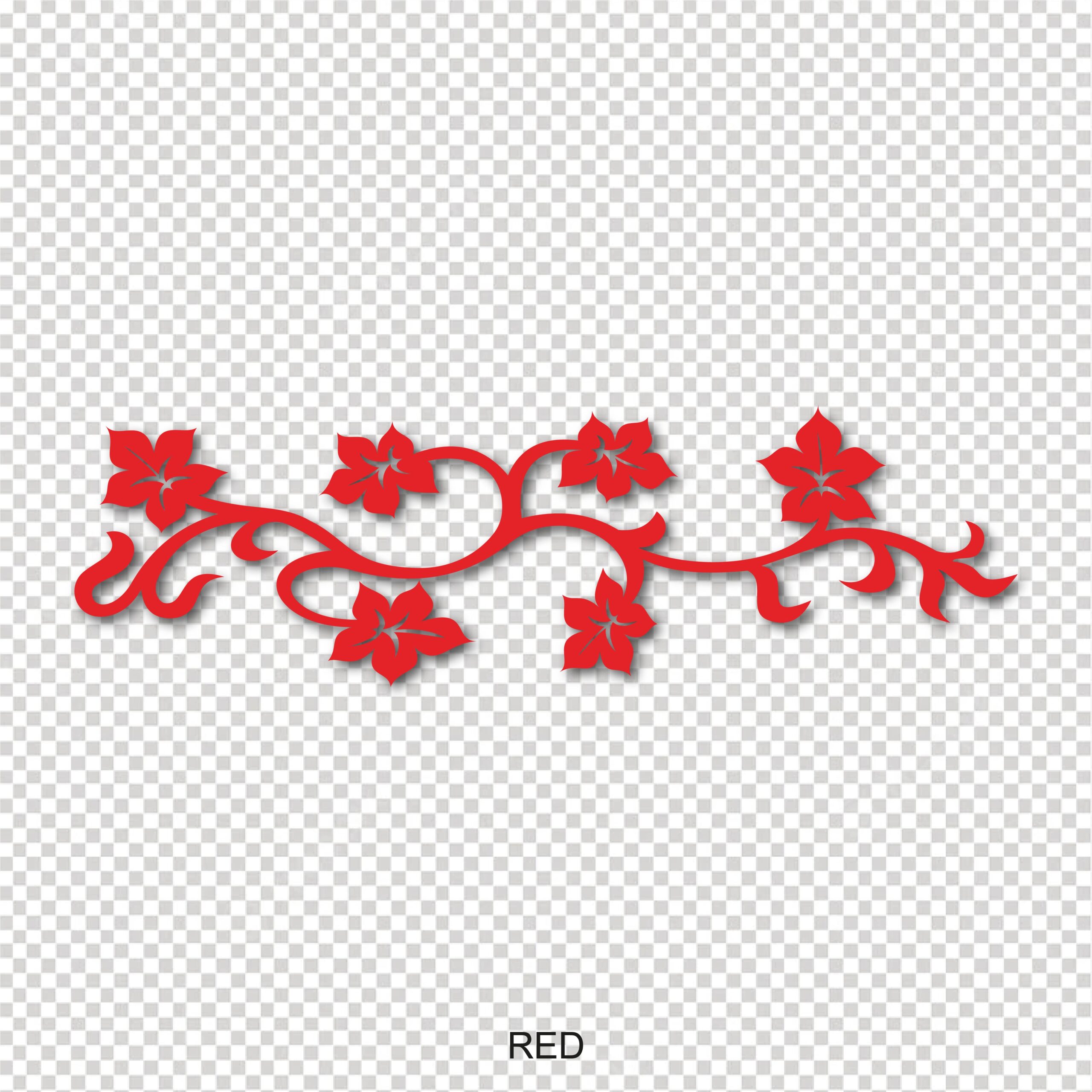 leaf border vinyl decal sticker