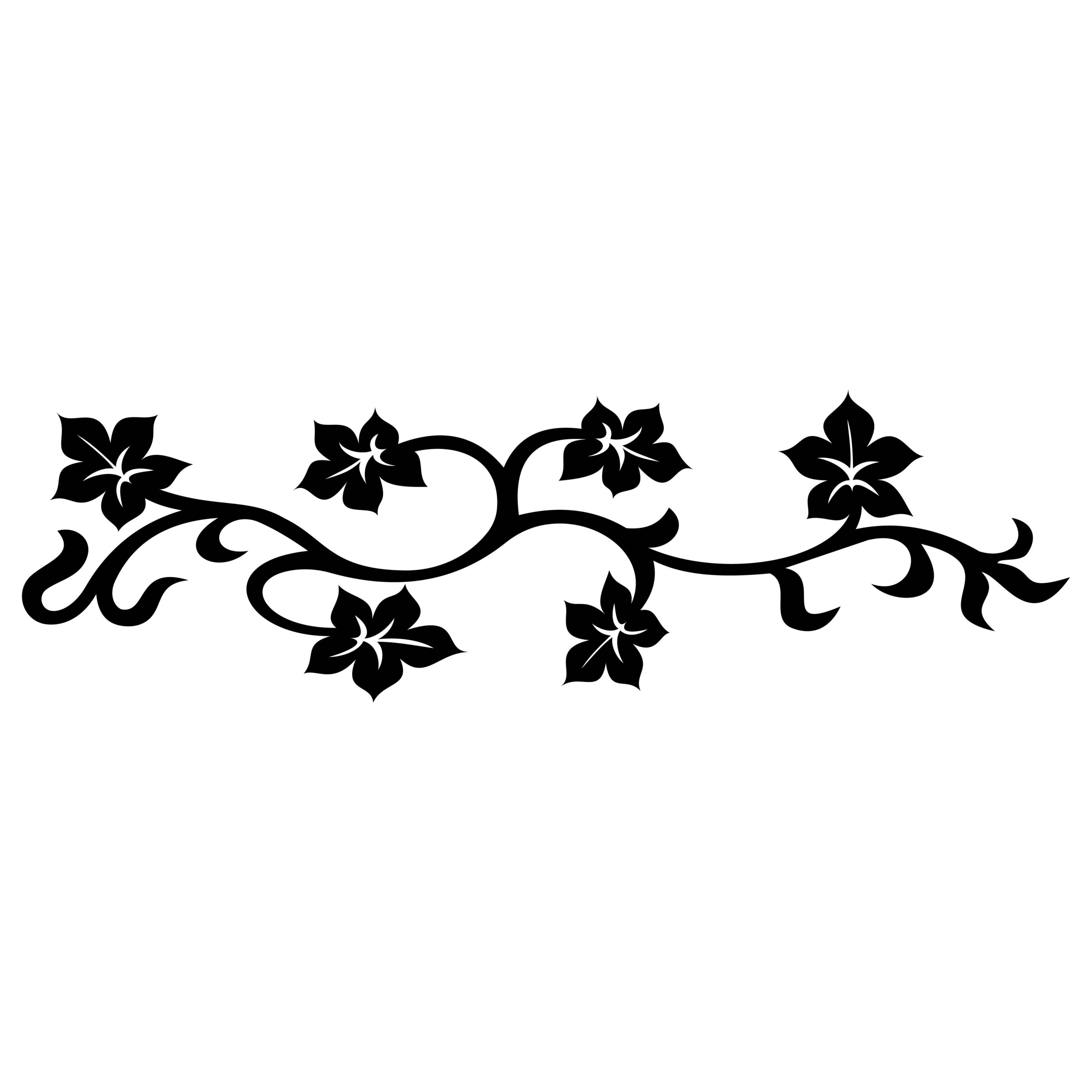 leaf border vinyl decal sticker