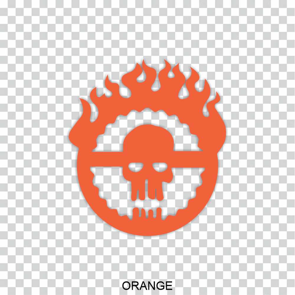 mad max fury road skull vinyl decal sticker