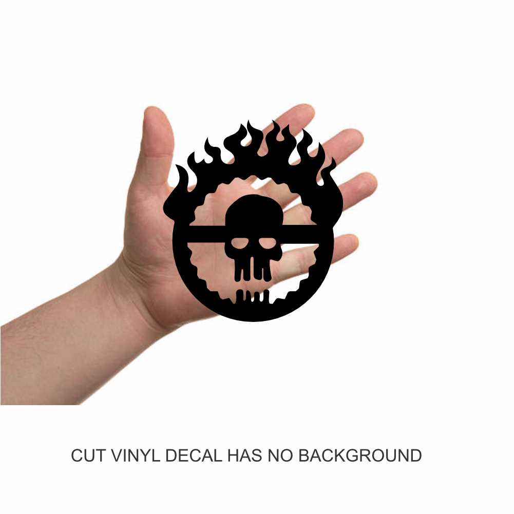 mad max fury road skull vinyl decal sticker